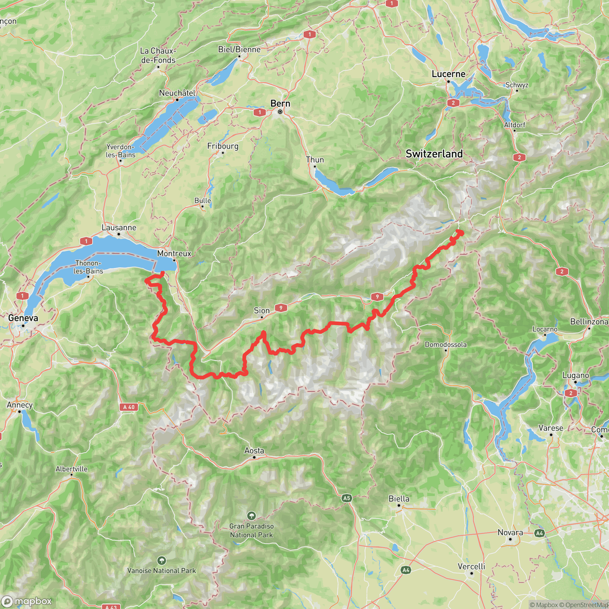 Swiss Peaks Trail Legend